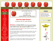 Tablet Screenshot of best-easy-apple-recipes.com